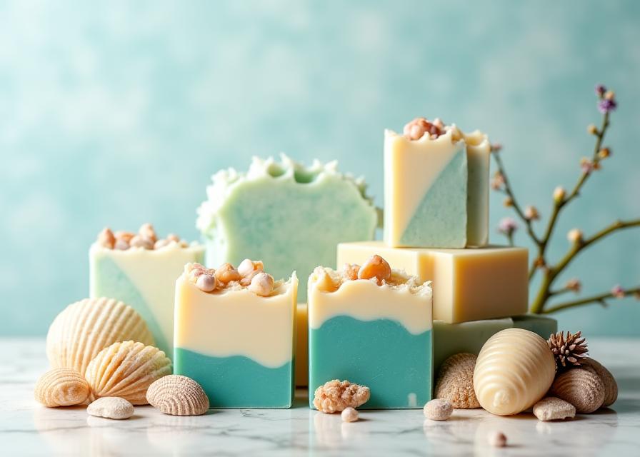 Håndlagde såper med marine ingredienser fra Ålesund